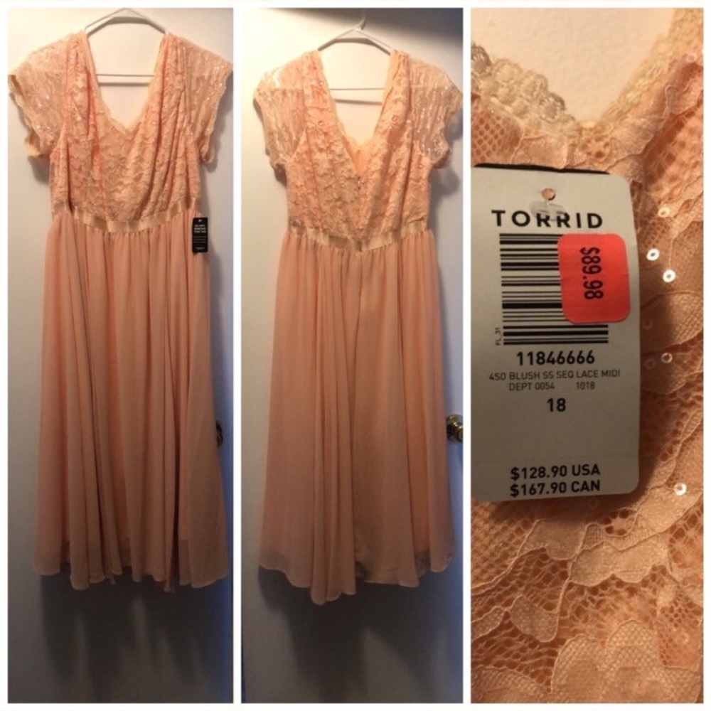 Torrid formal gown size 18